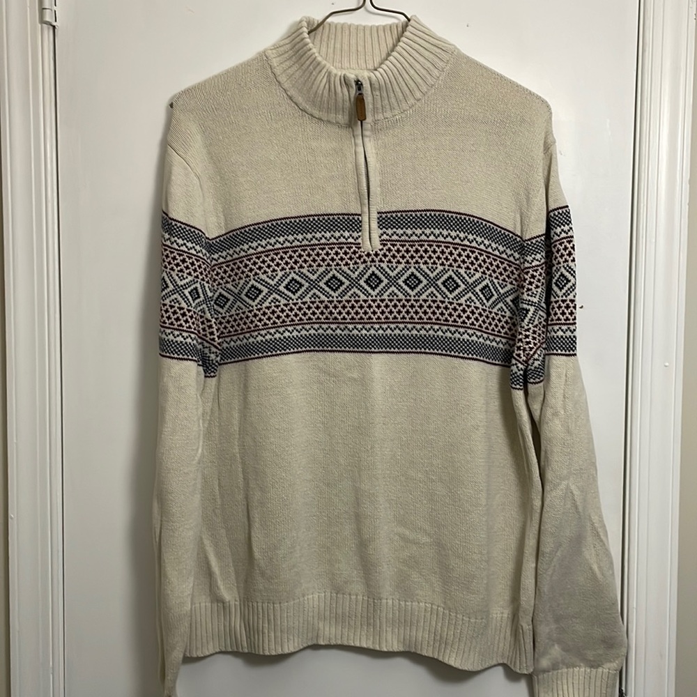 St. John’s Bay quarter zip mock neck sweater